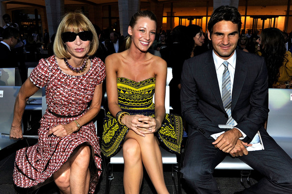 Roger Federer Photos at Fashions Night Out The Show