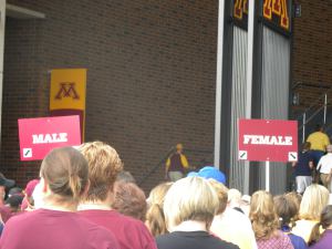 First Gopher FB Game in TCF 2009