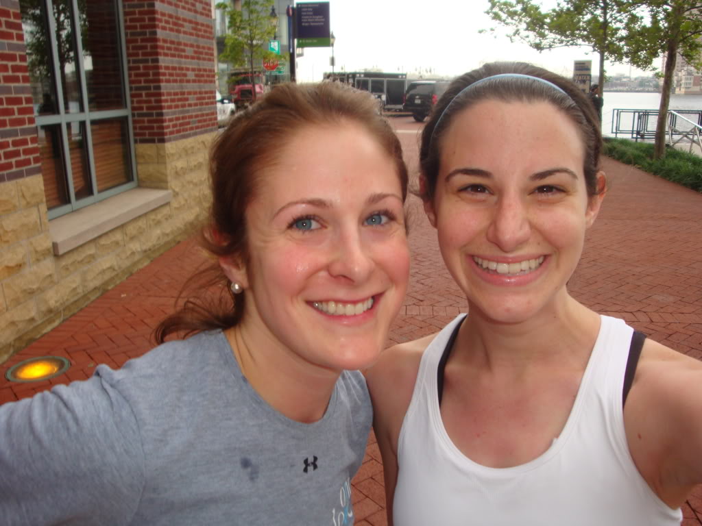 Jenny and I after the 5K