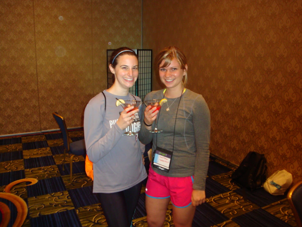 Heidi and I at the social