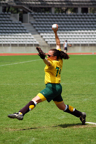 fastpitch softball pitcher