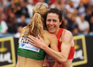 Helen and I after the race