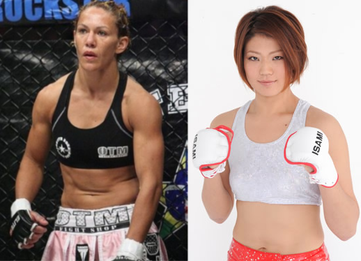 Cris Cyborg Santos and Hiroko Yamanaka